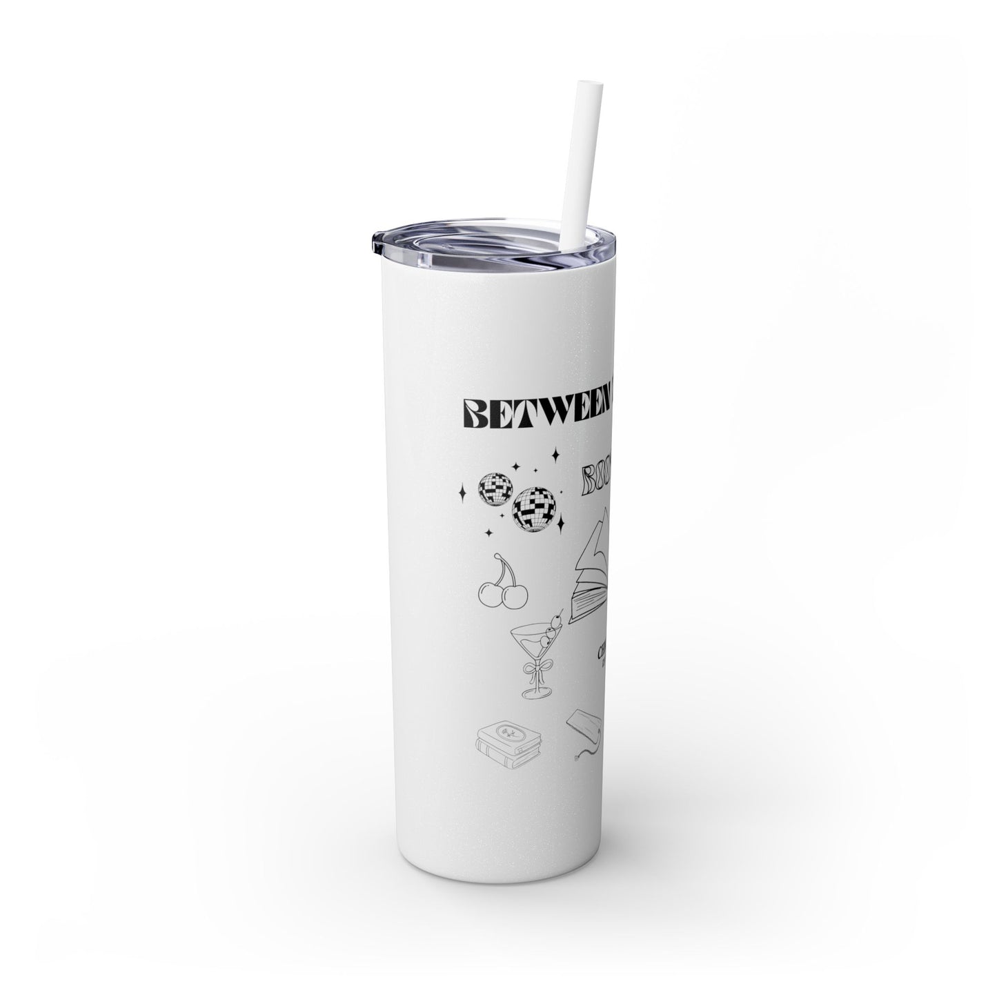 Skinny Tumbler with Straw, 20oz