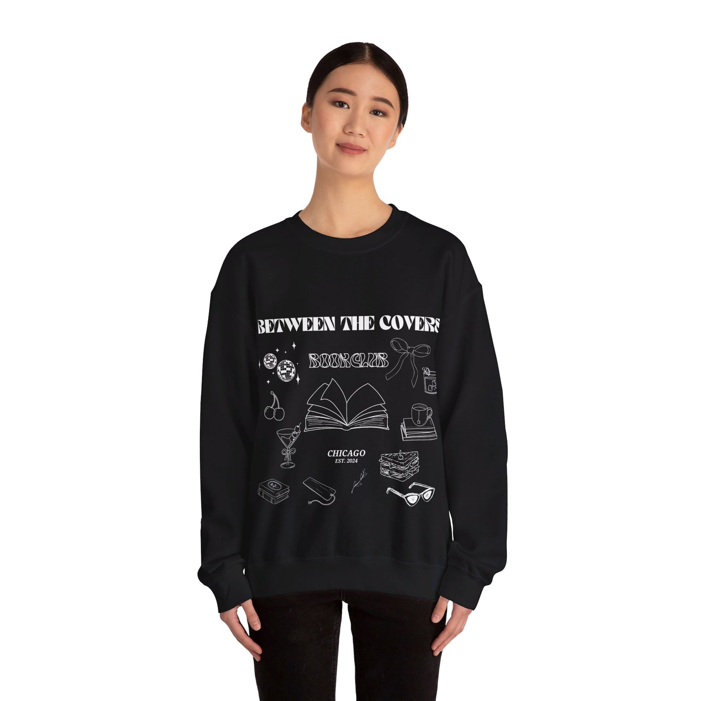 Inverted color Unisex Heavy Blend™ Crewneck Sweatshirt