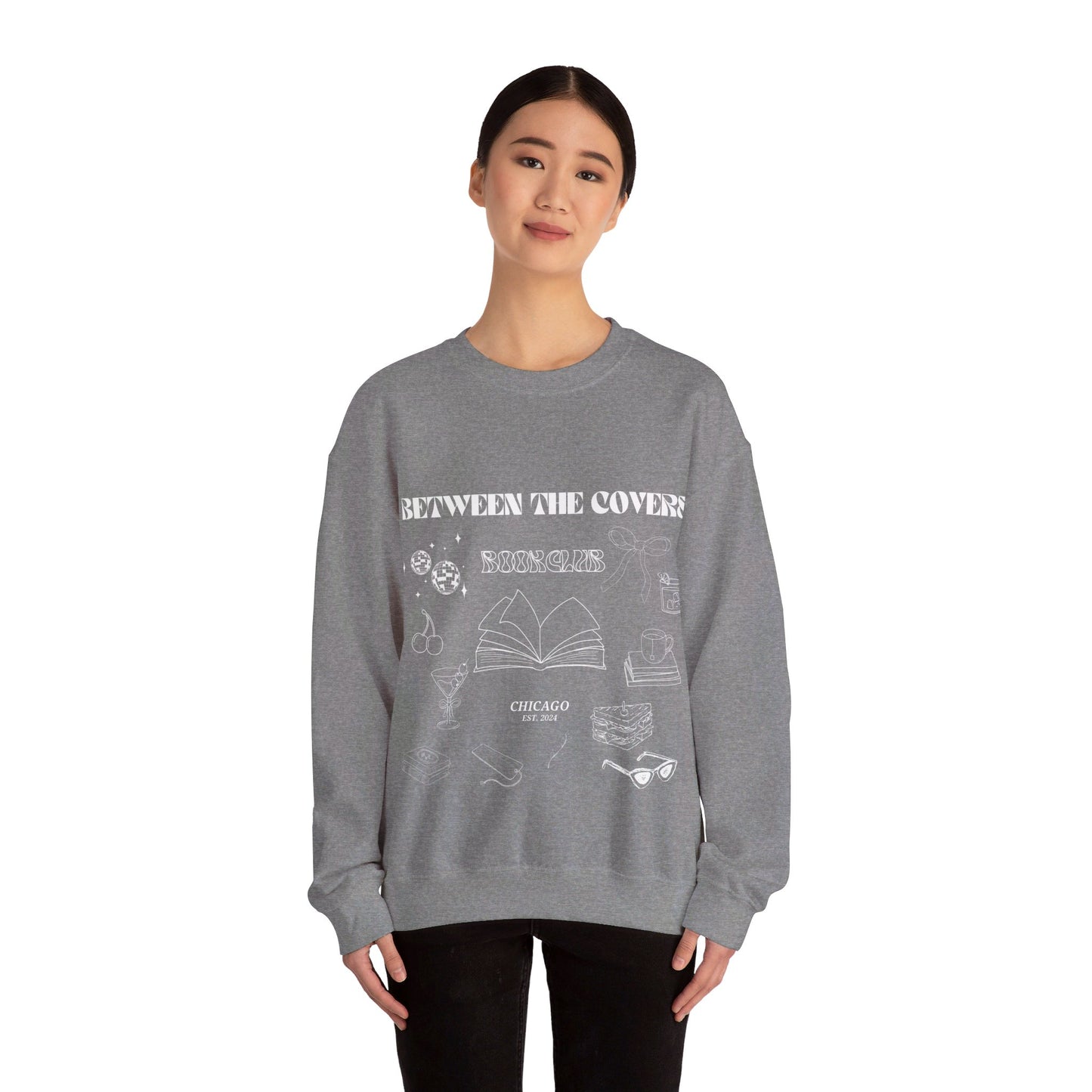 Inverted color Unisex Heavy Blend™ Crewneck Sweatshirt