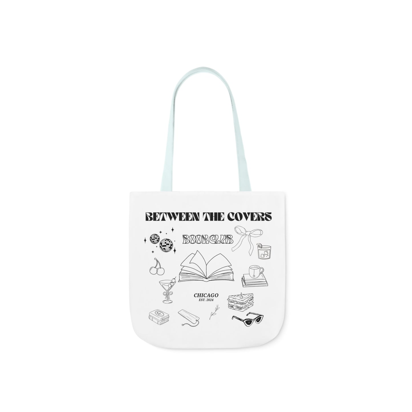 Canvas Tote Bag (black writing) double sided