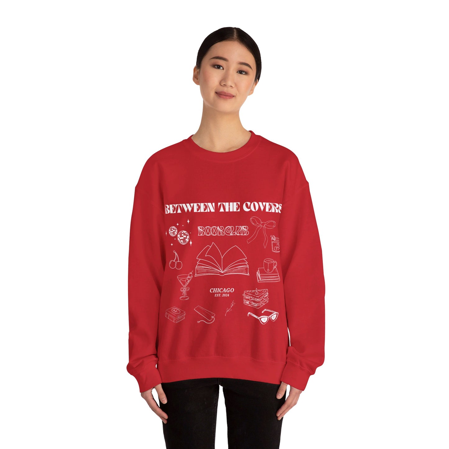 Inverted color Unisex Heavy Blend™ Crewneck Sweatshirt