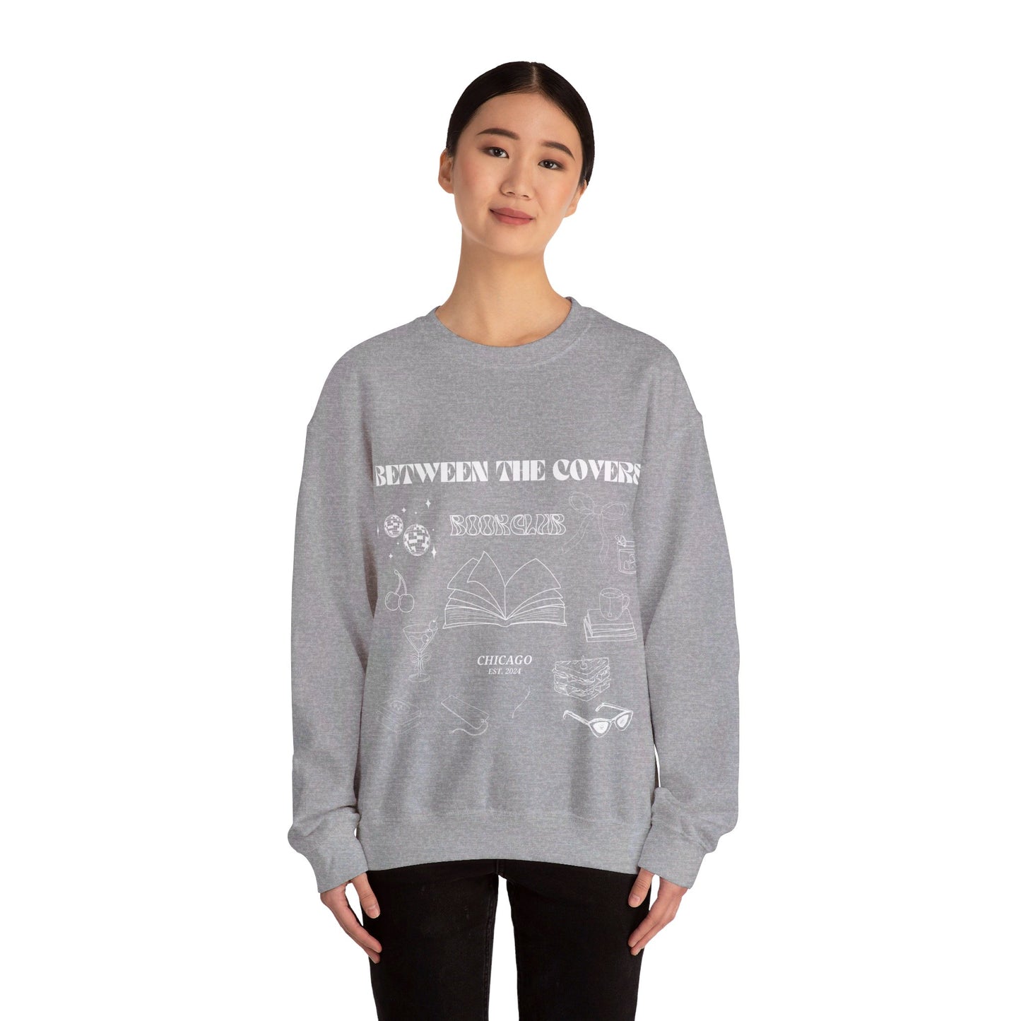 Inverted color Unisex Heavy Blend™ Crewneck Sweatshirt