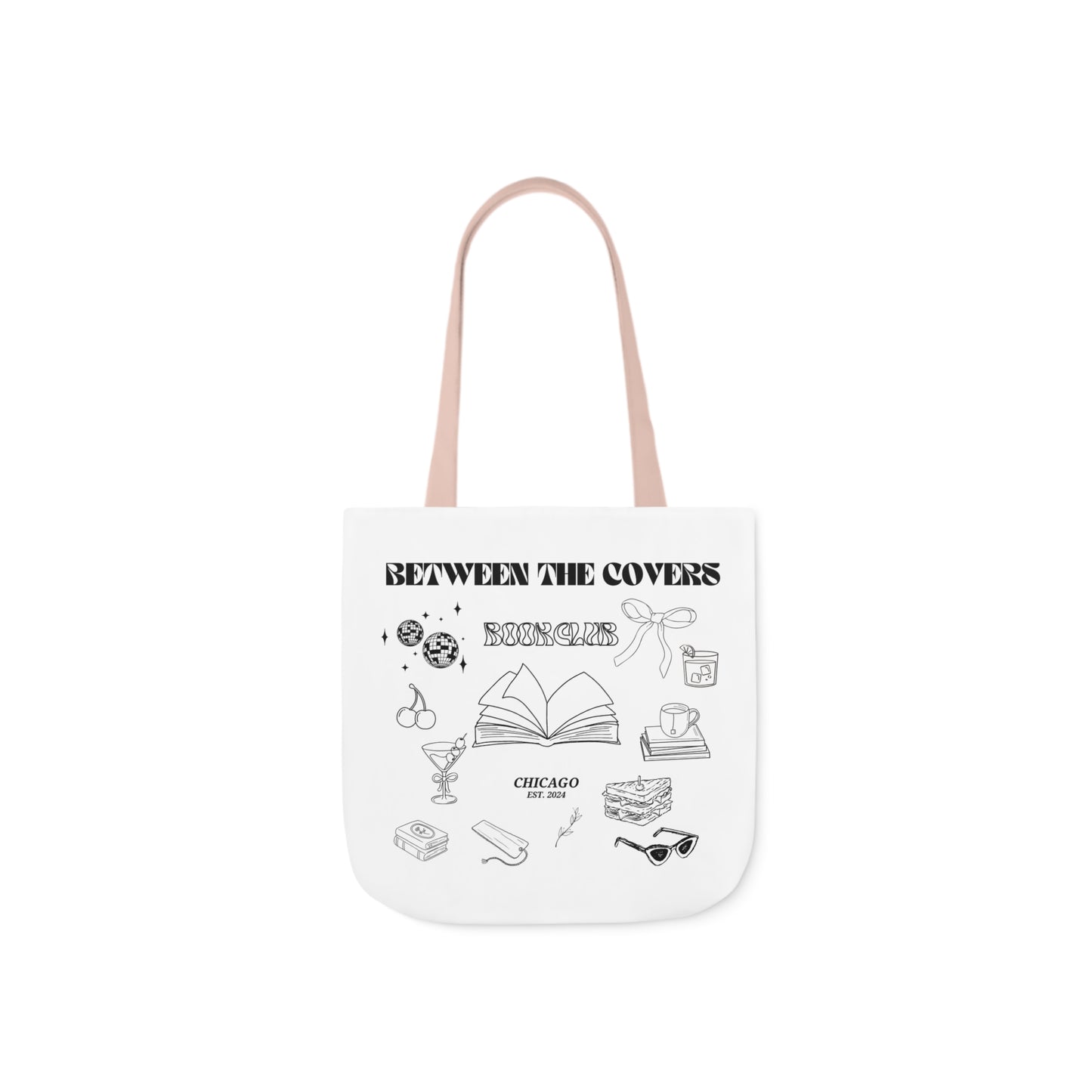 Canvas Tote Bag (black writing) double sided