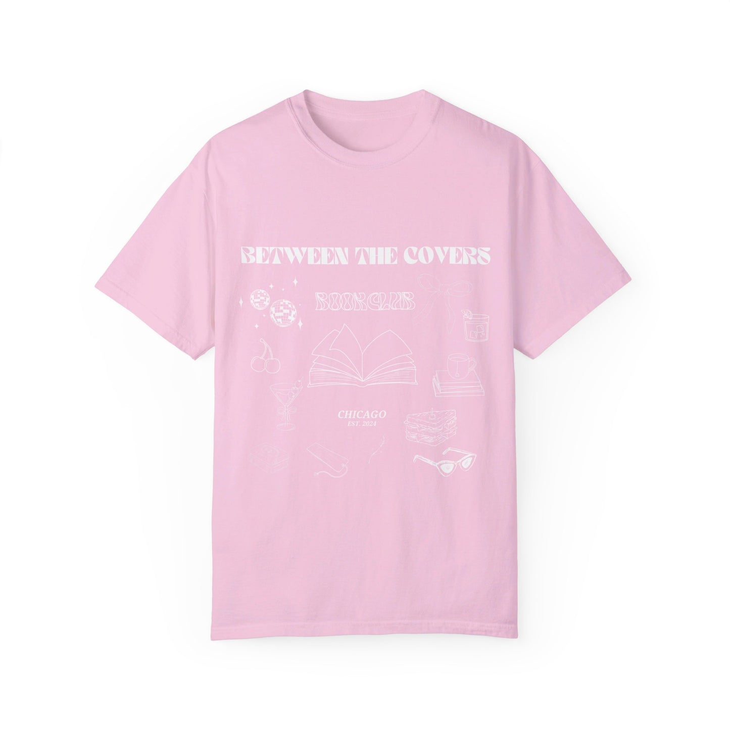 Inverted Color of Unisex Garment-Dyed T-shirt