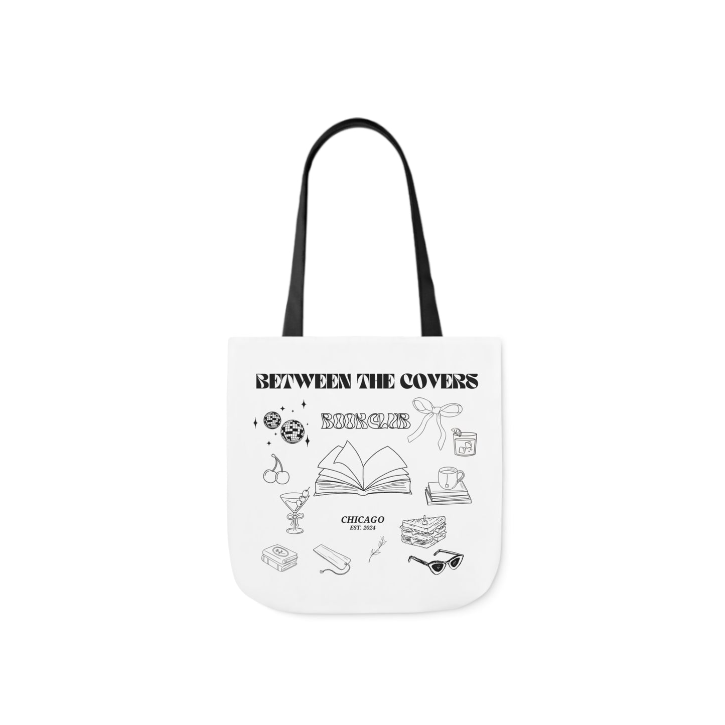 Canvas Tote Bag (black writing) double sided