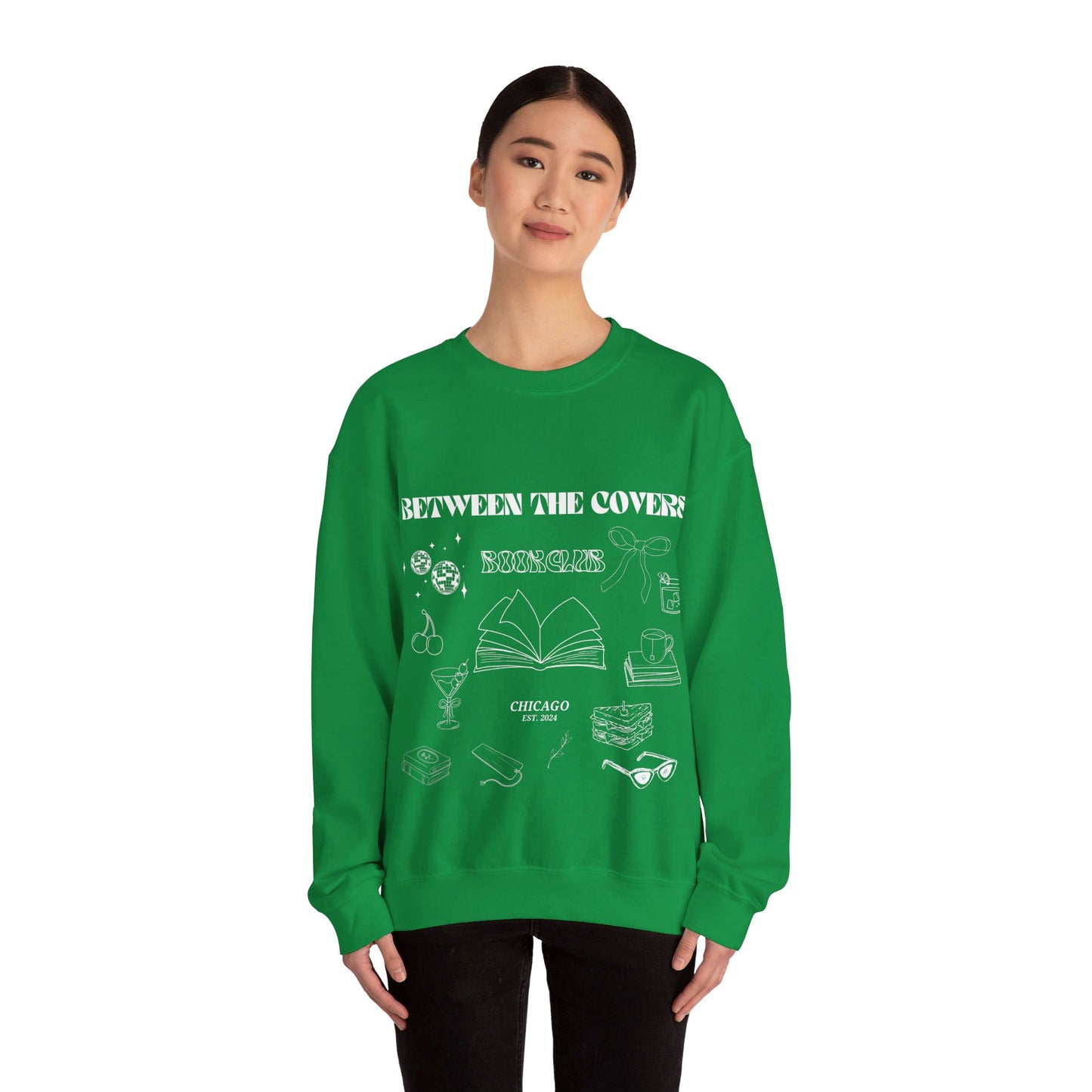 Inverted color Unisex Heavy Blend™ Crewneck Sweatshirt