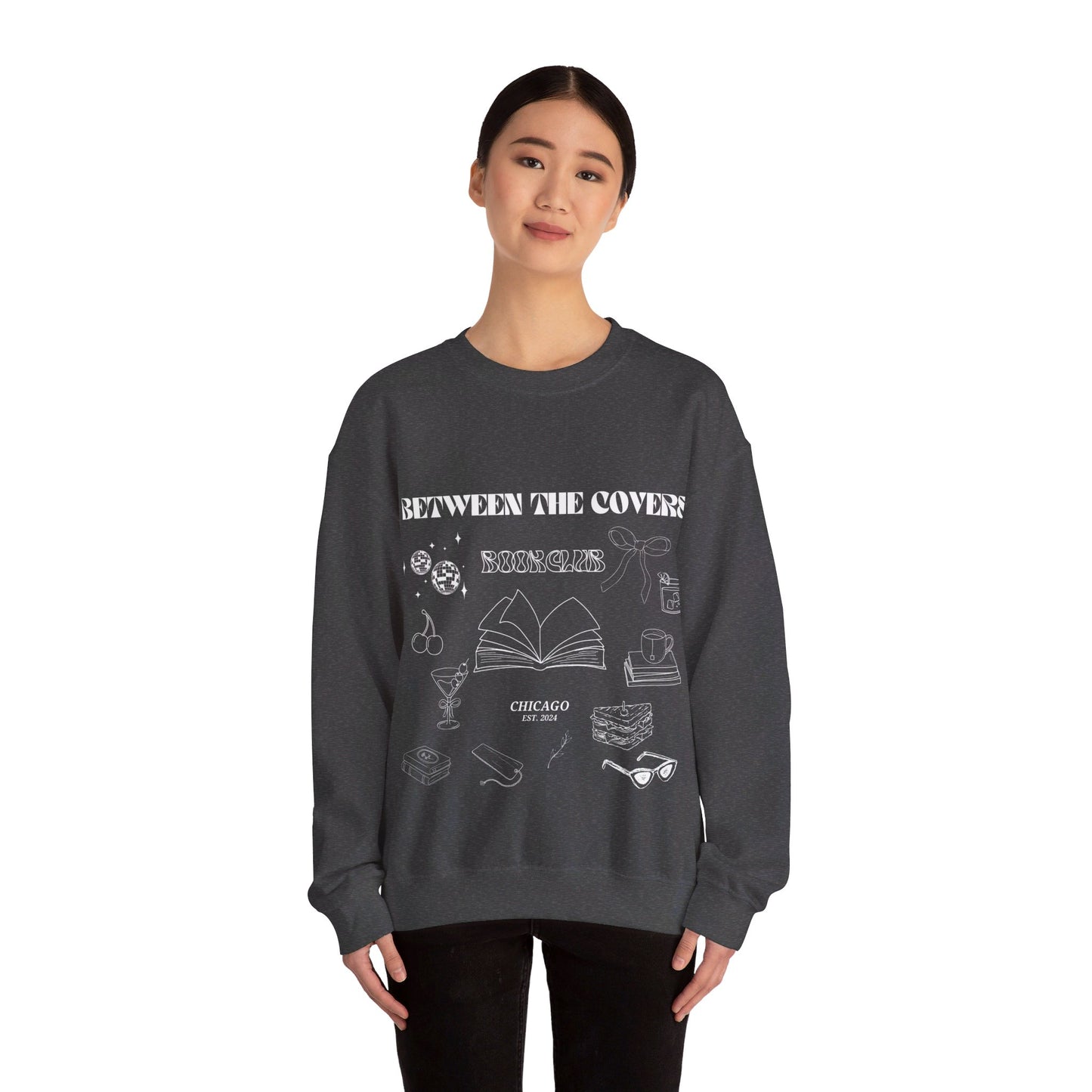 Inverted color Unisex Heavy Blend™ Crewneck Sweatshirt