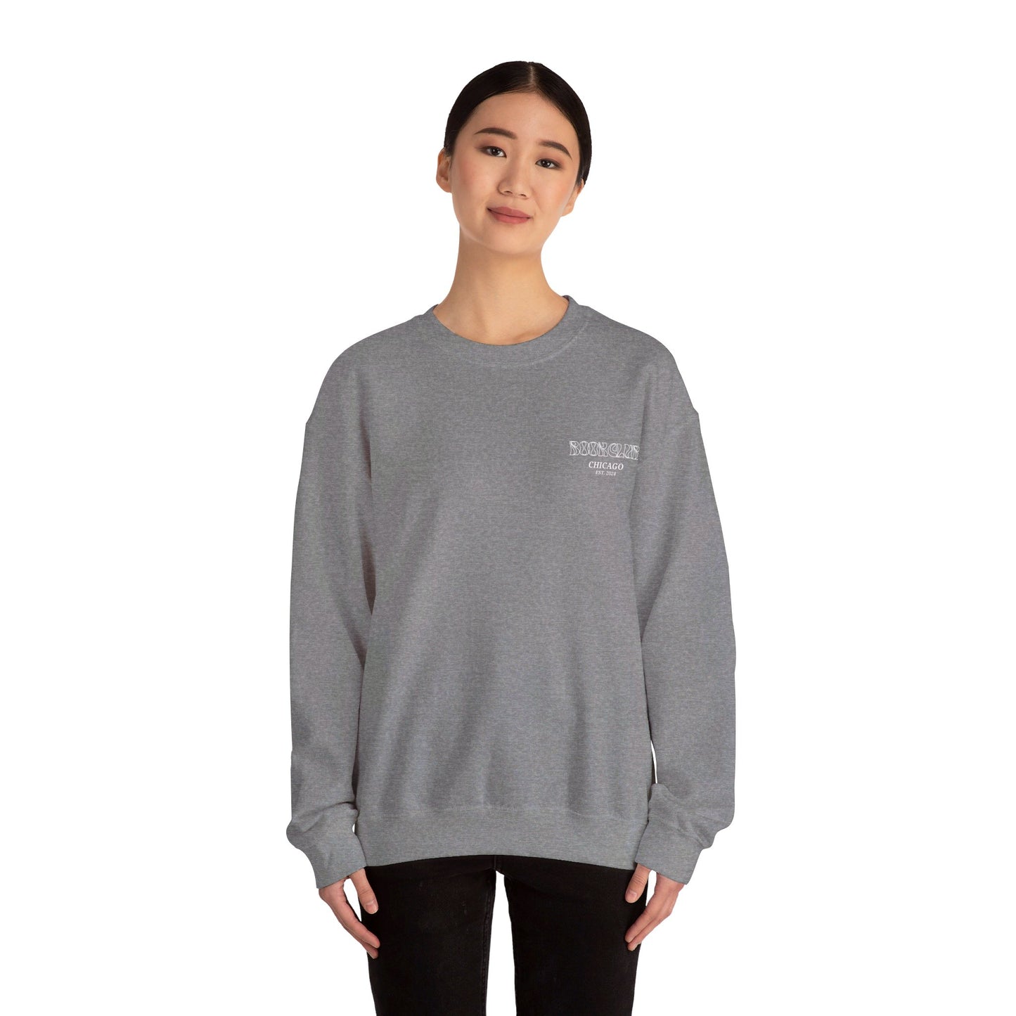 Inverted of Unisex Heavy Blend™ Crewneck Sweatshirt